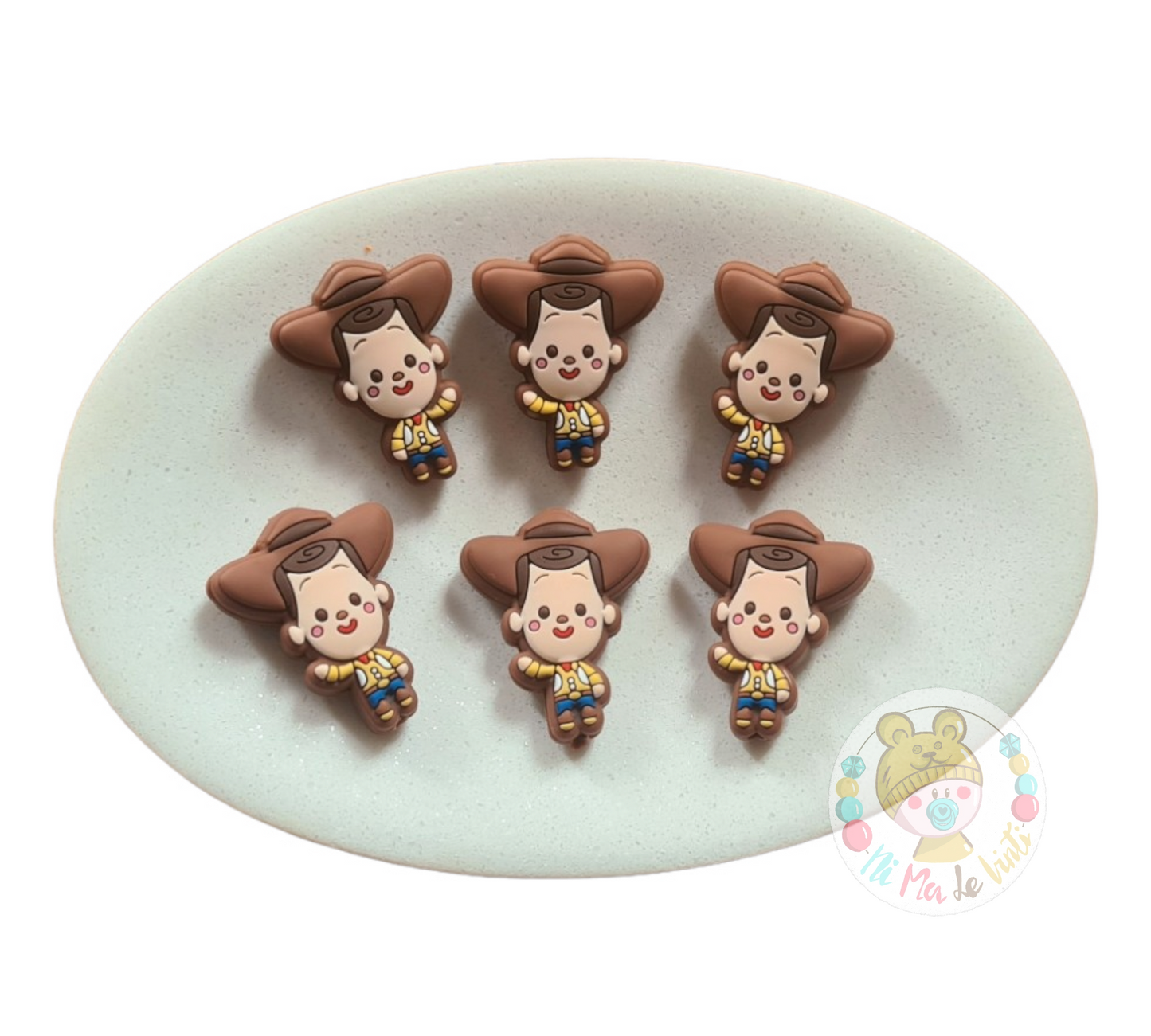 Woody from Toy Story Silicone Beads