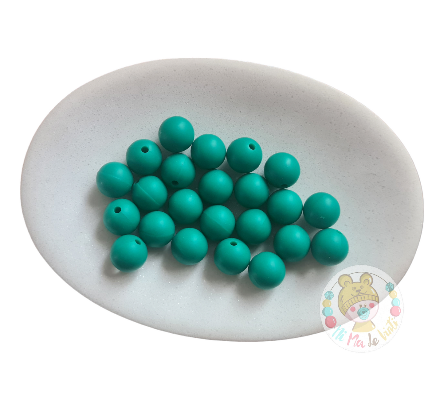 Deep Green 12mm Beads
