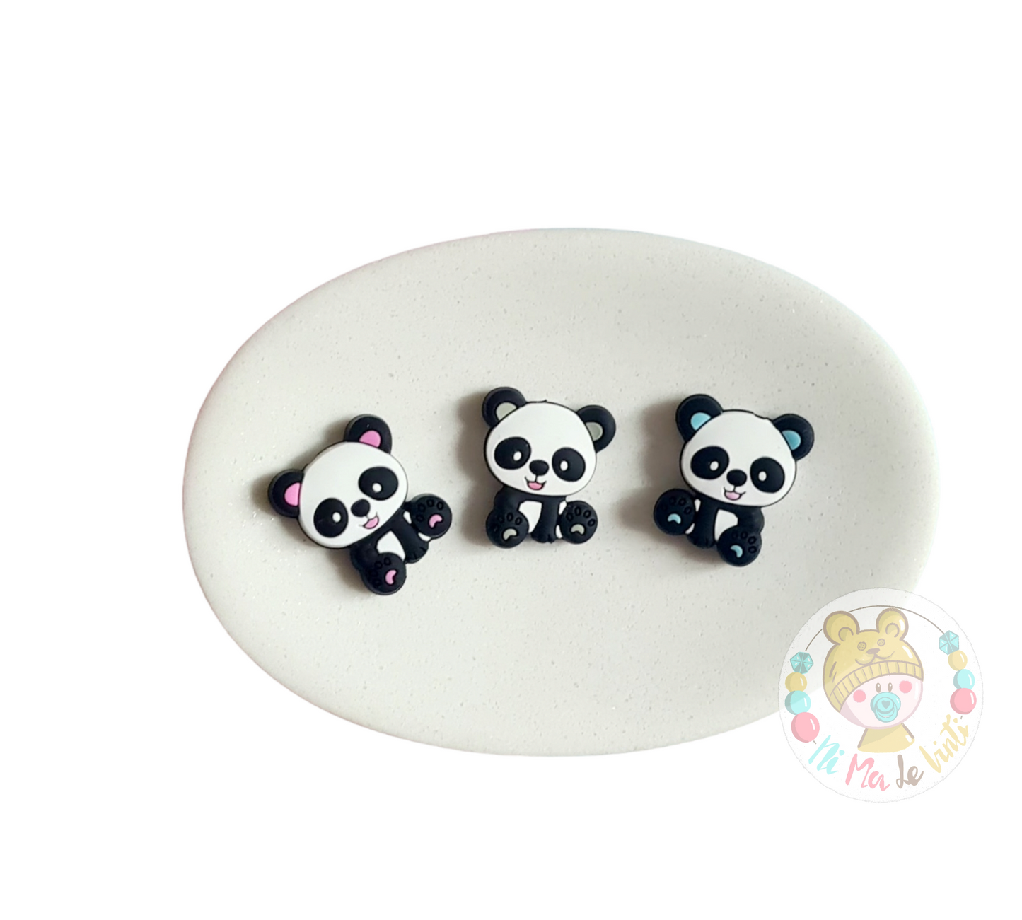 Panda Silicone Beads