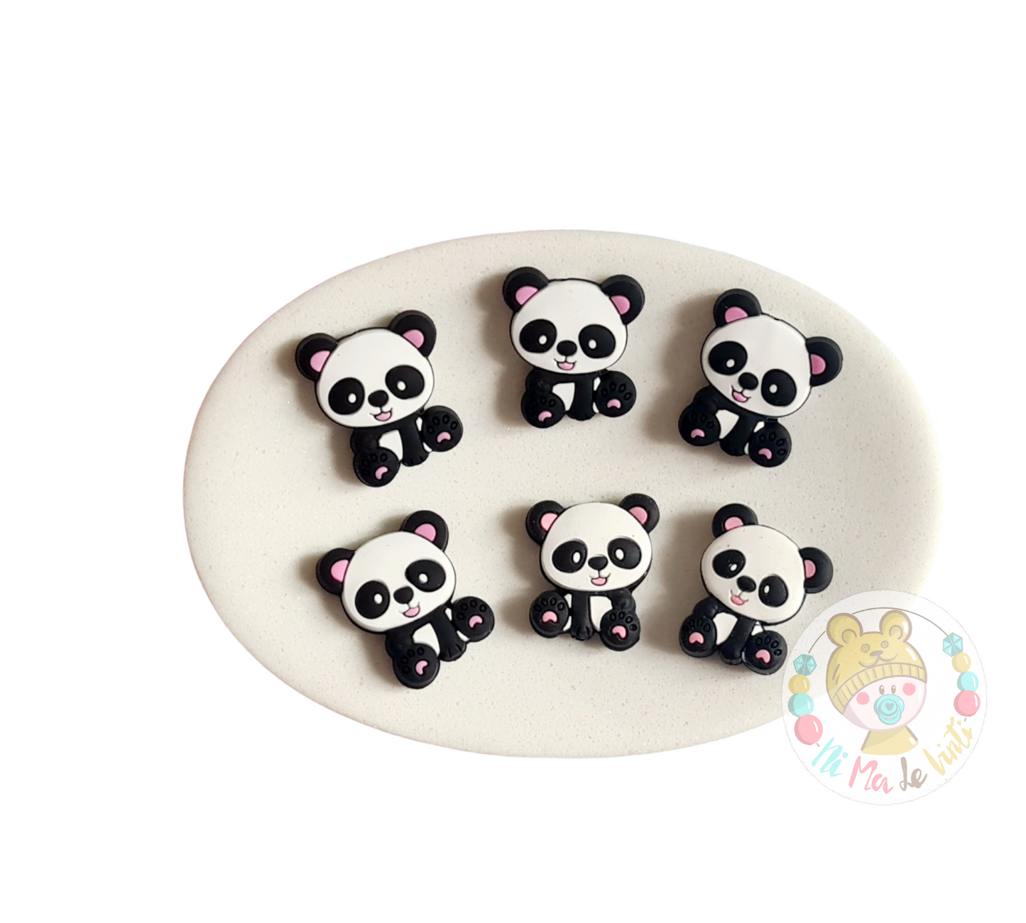 Panda Silicone Beads