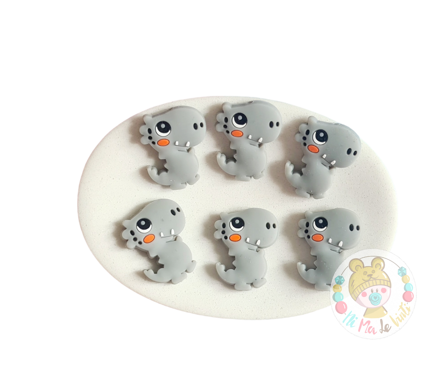 Dinosaur silicone Beads