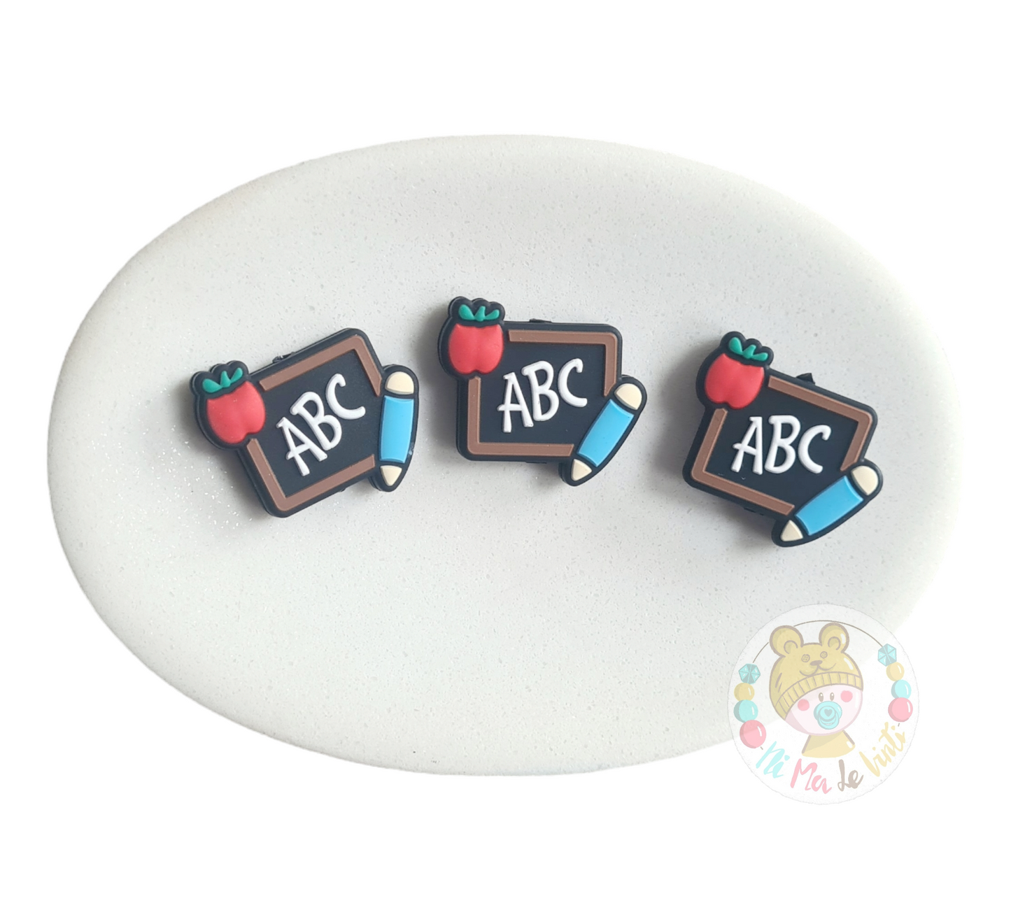 ABC teacher Silicone Beads