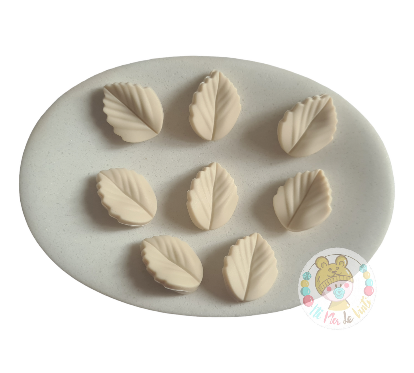 Leaf Silicone Bead