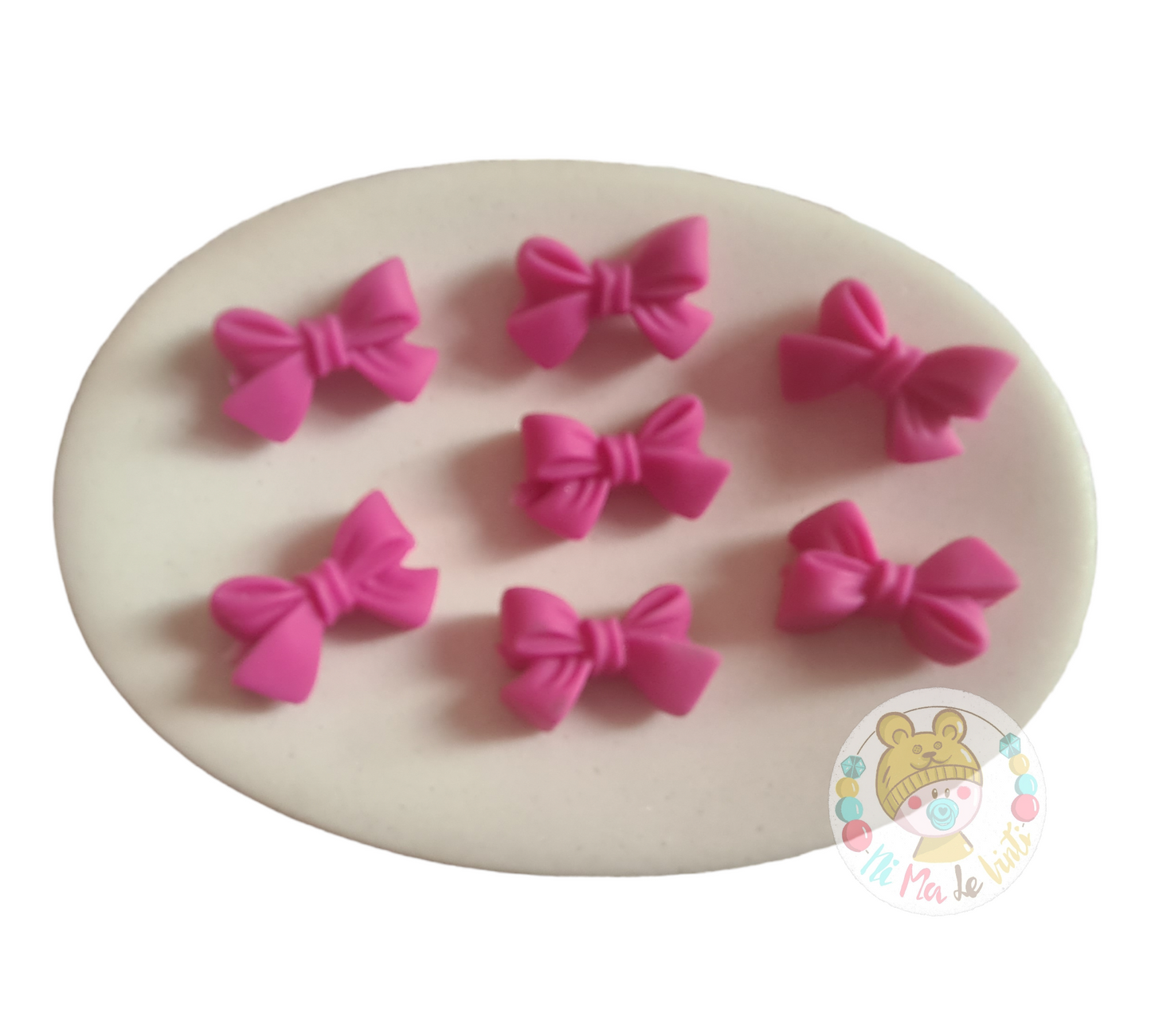 Bow Silicone Bead