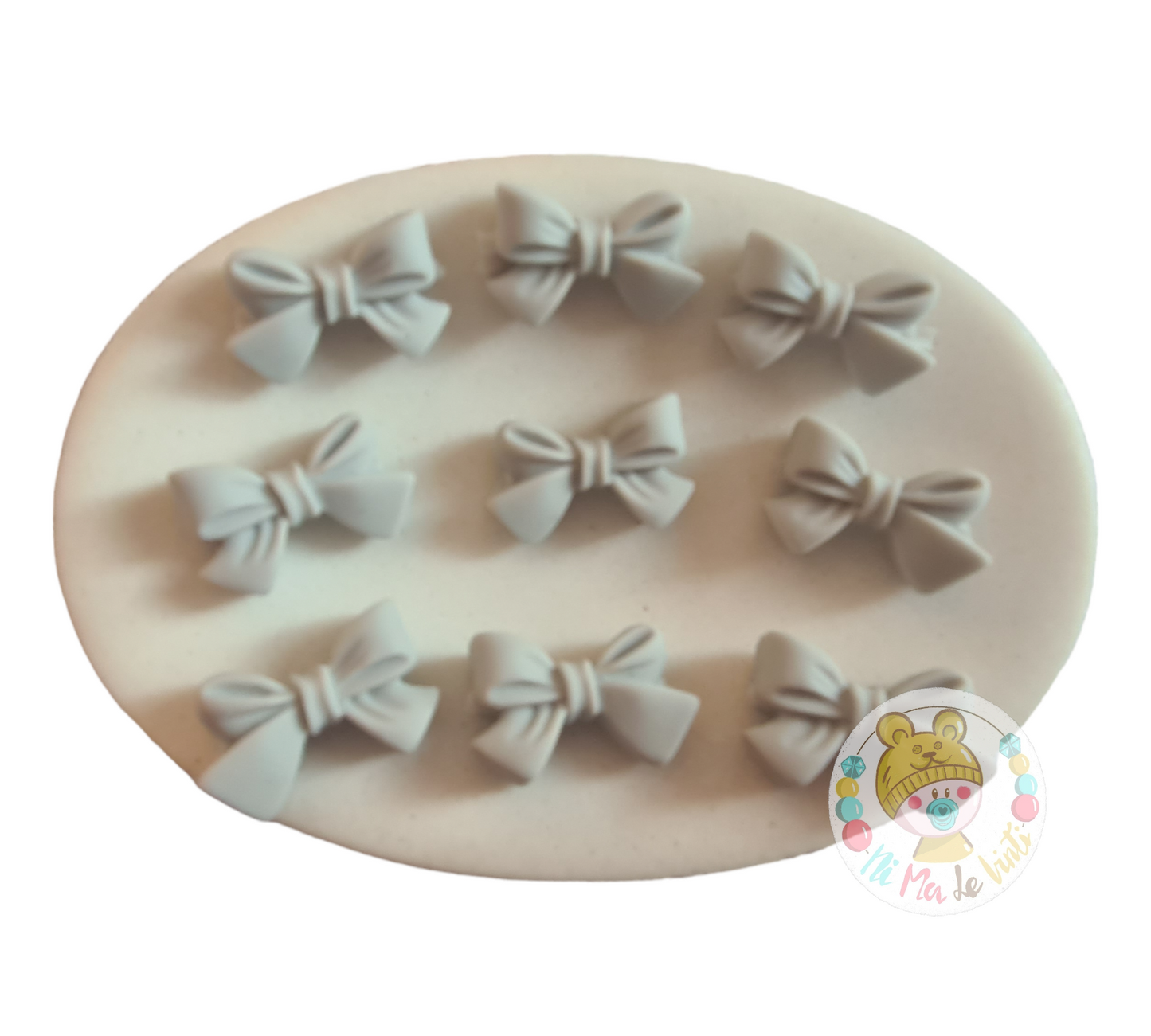 Bow Silicone Bead