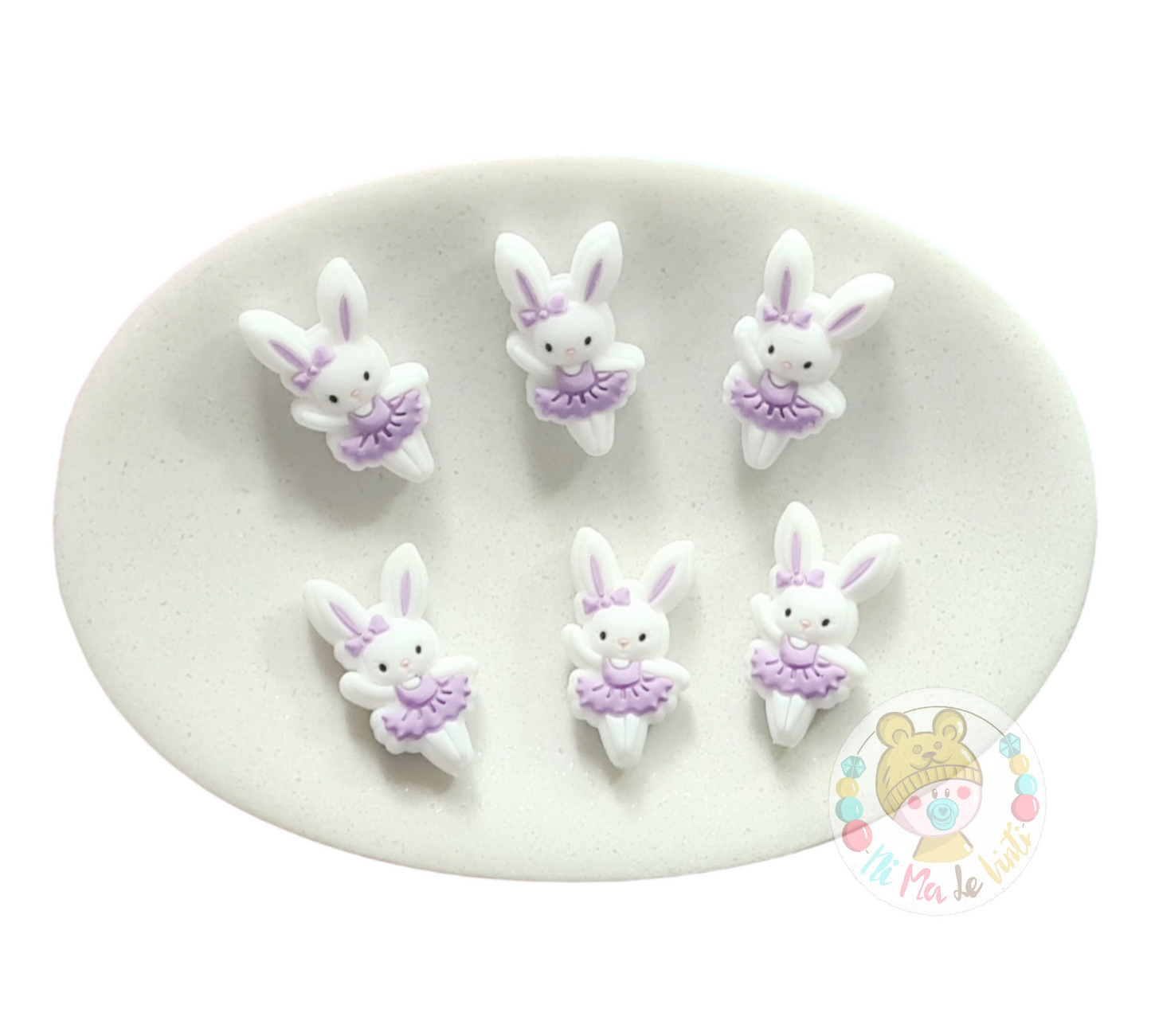 Bunny Silicone Beads