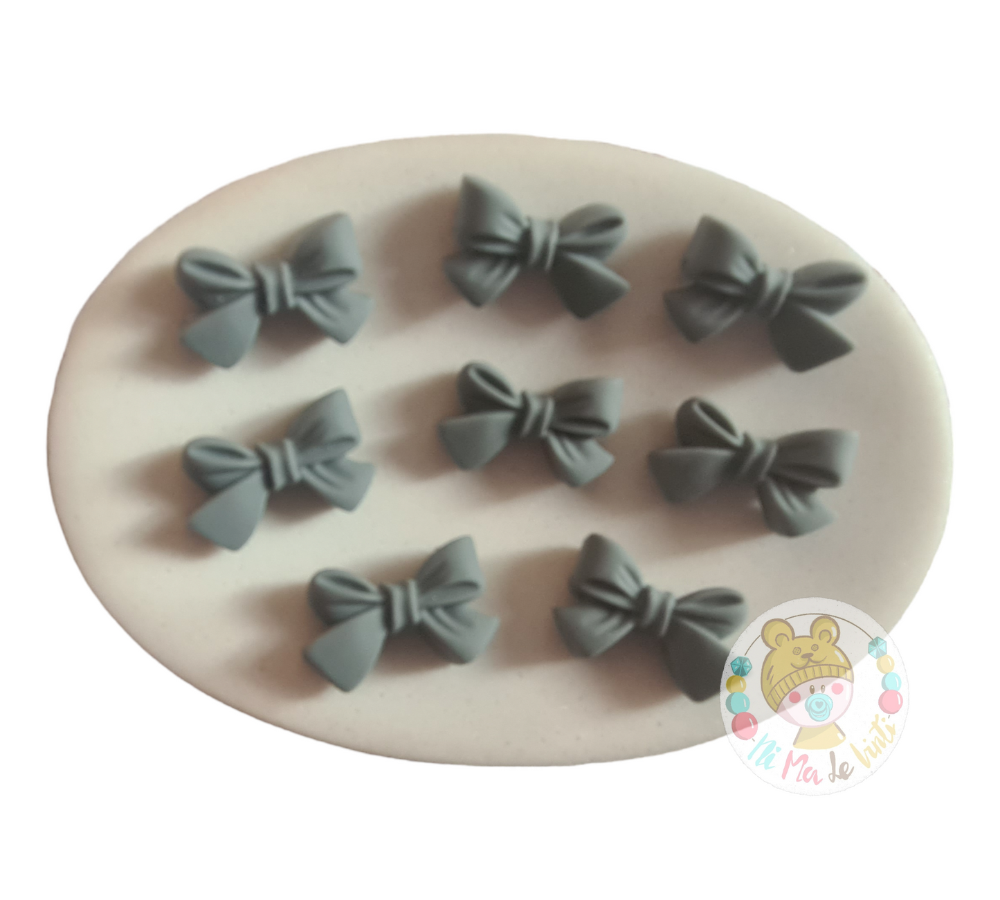 Bow Silicone Bead