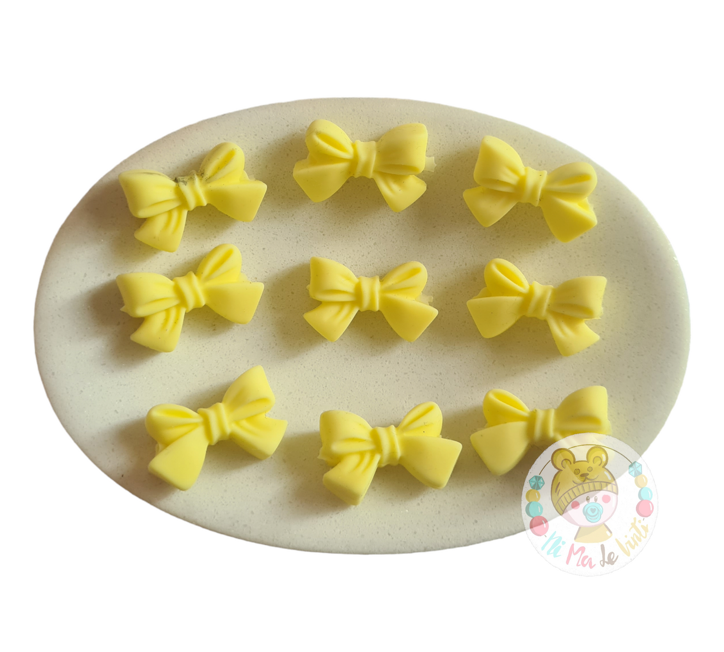 Bow Silicone Bead
