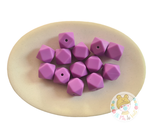 14mm Hexagon beads