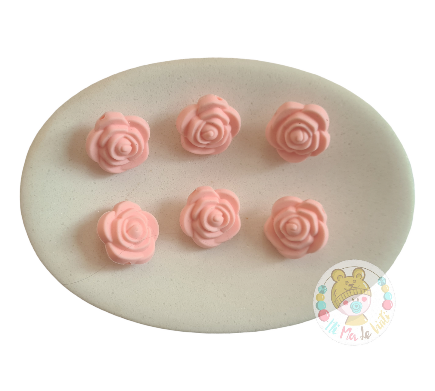 Small Rose Beads