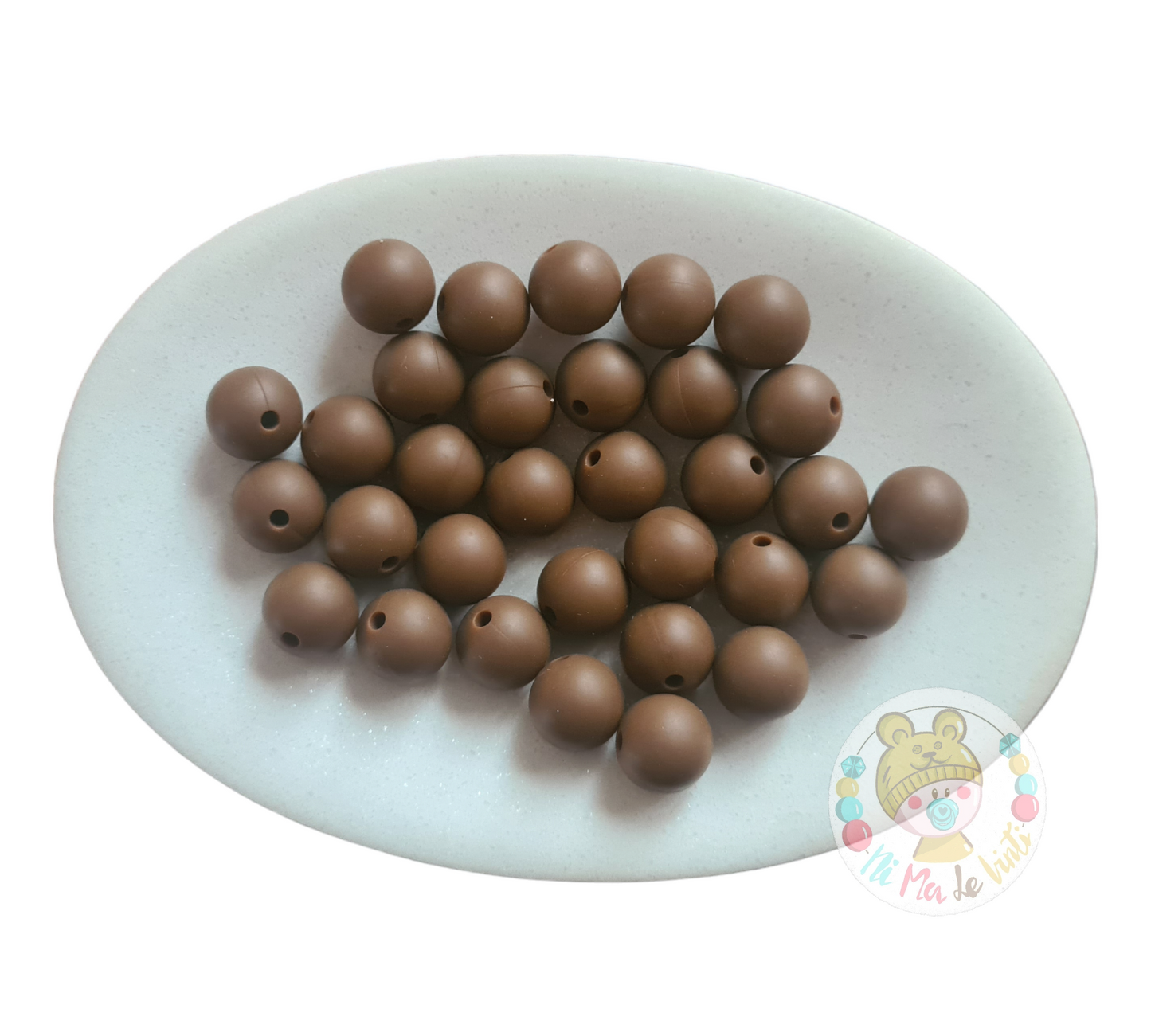 Brown 12mm Beads
