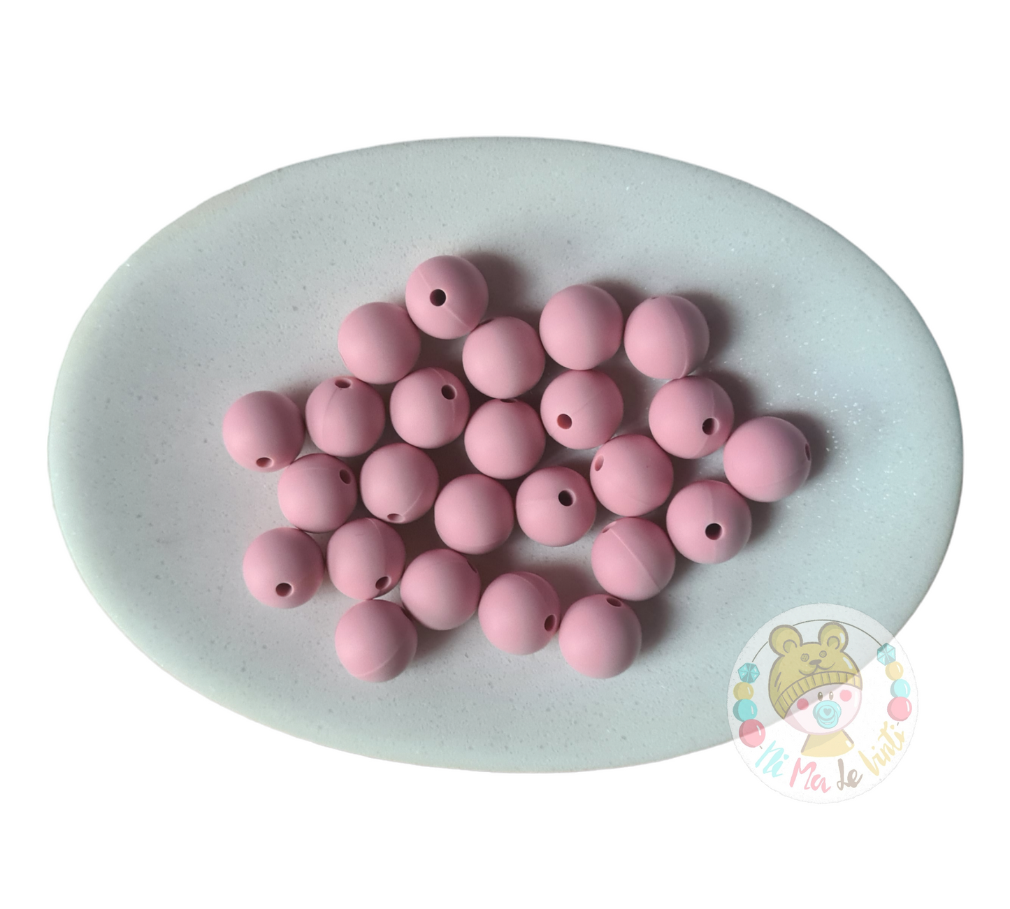 Rose Pink 12mm Beads