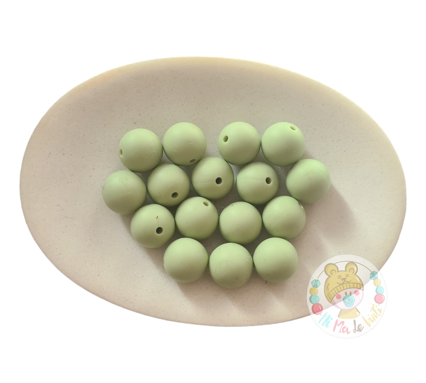 Lint (Oliver ) 15mm Silicone Beads