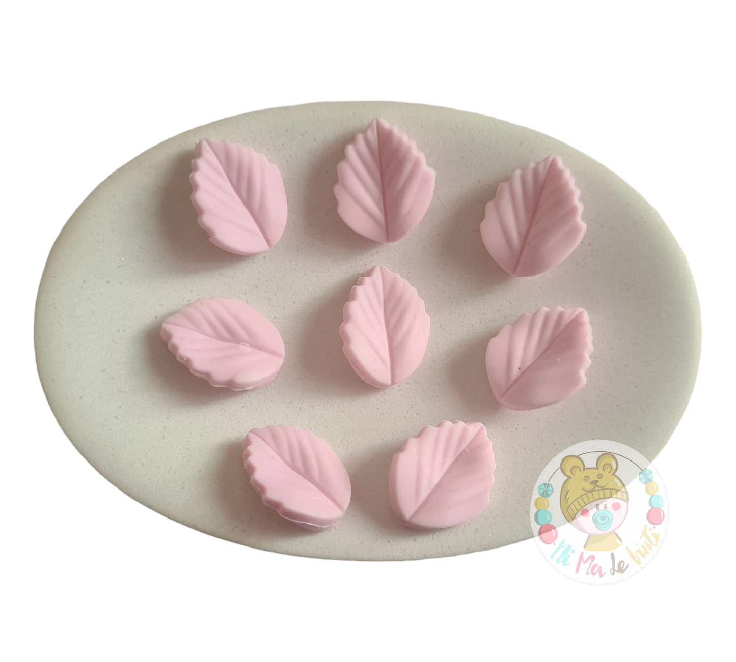 Leaf Silicone Bead