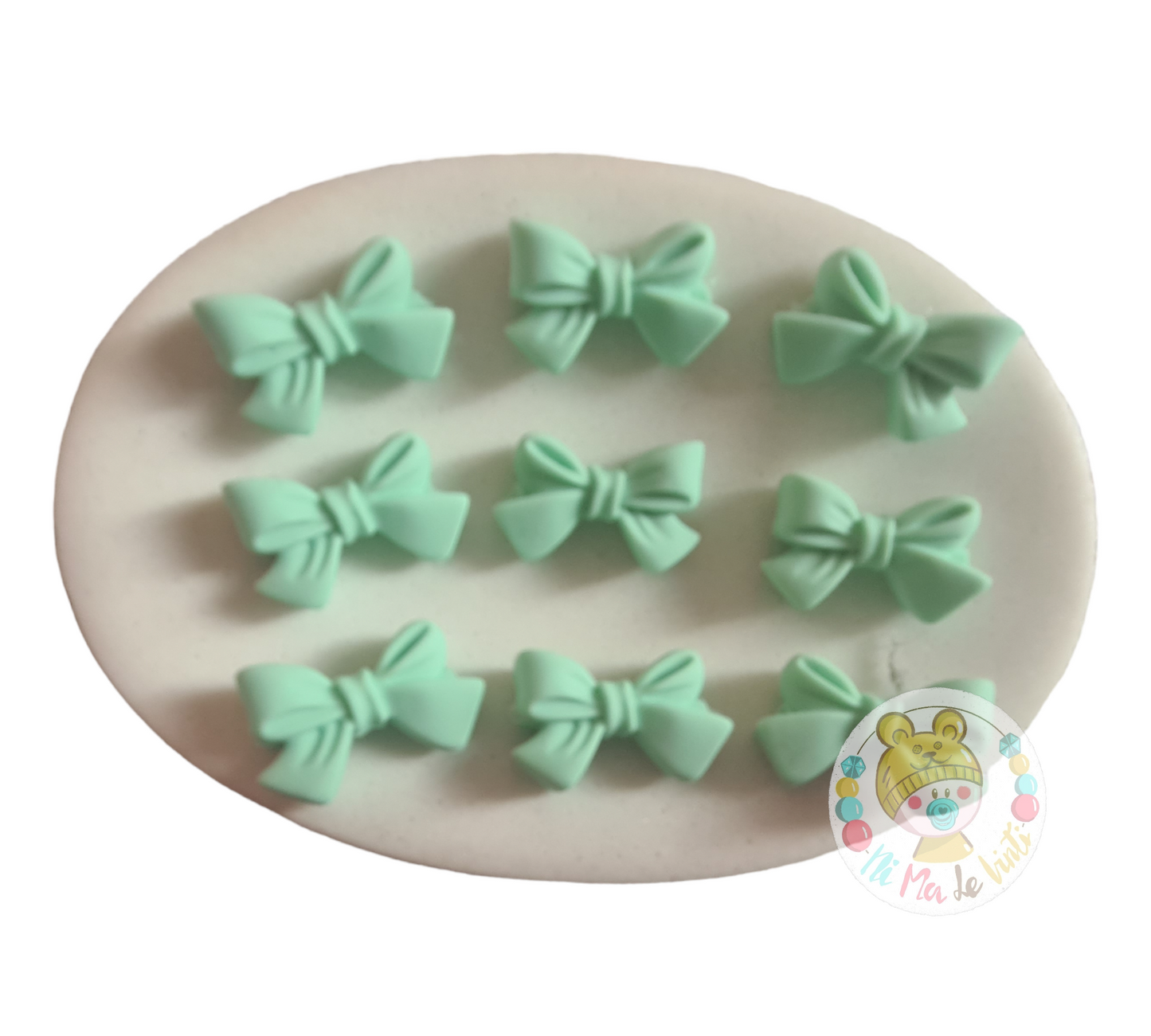 Bow Silicone Bead