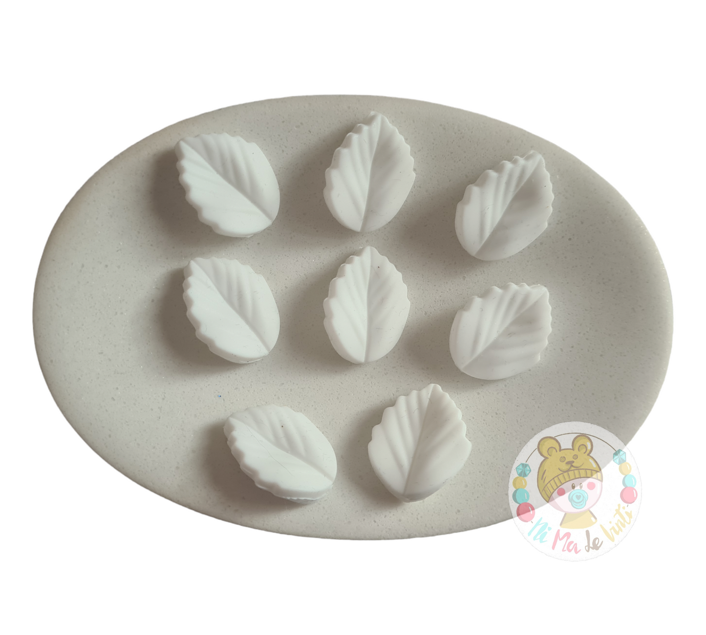 Leaf Silicone Bead