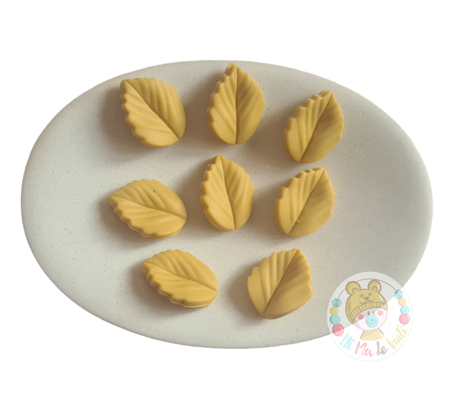 Leaf Silicone Bead