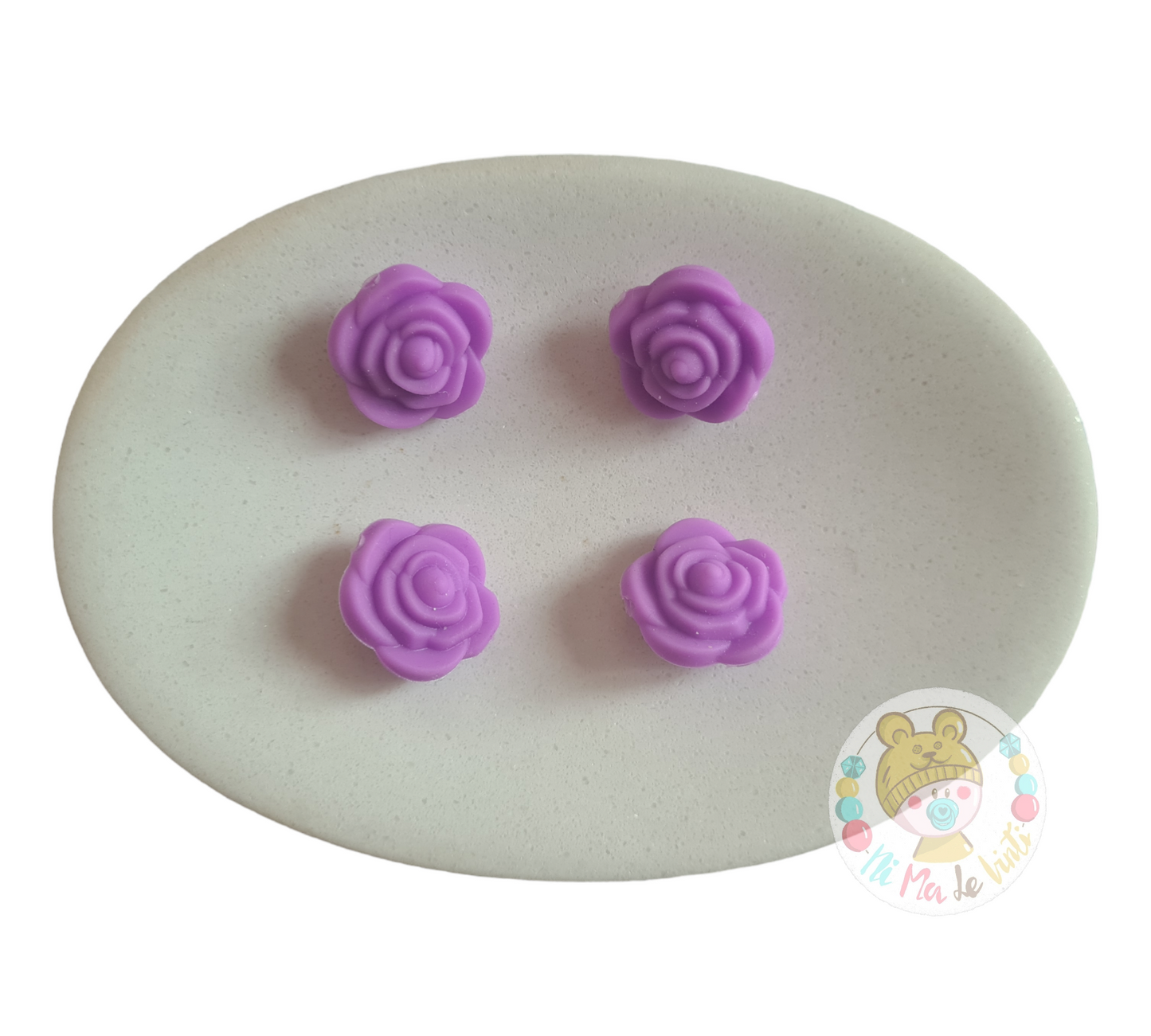 Small Rose Beads
