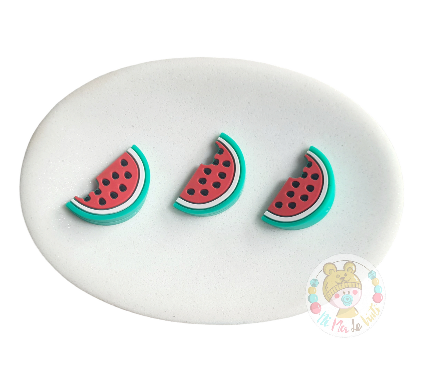 Watermelon Silicone Beads