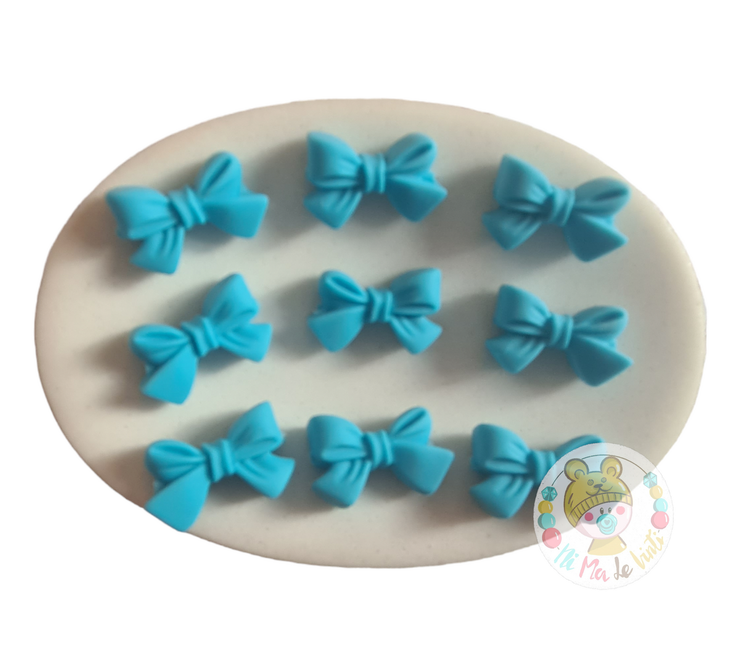 Bow Silicone Bead
