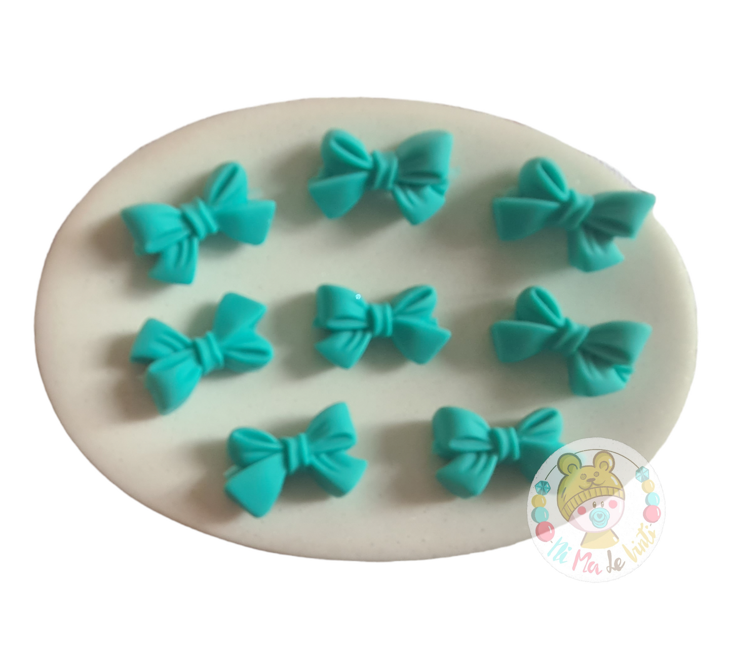 Bow Silicone Bead