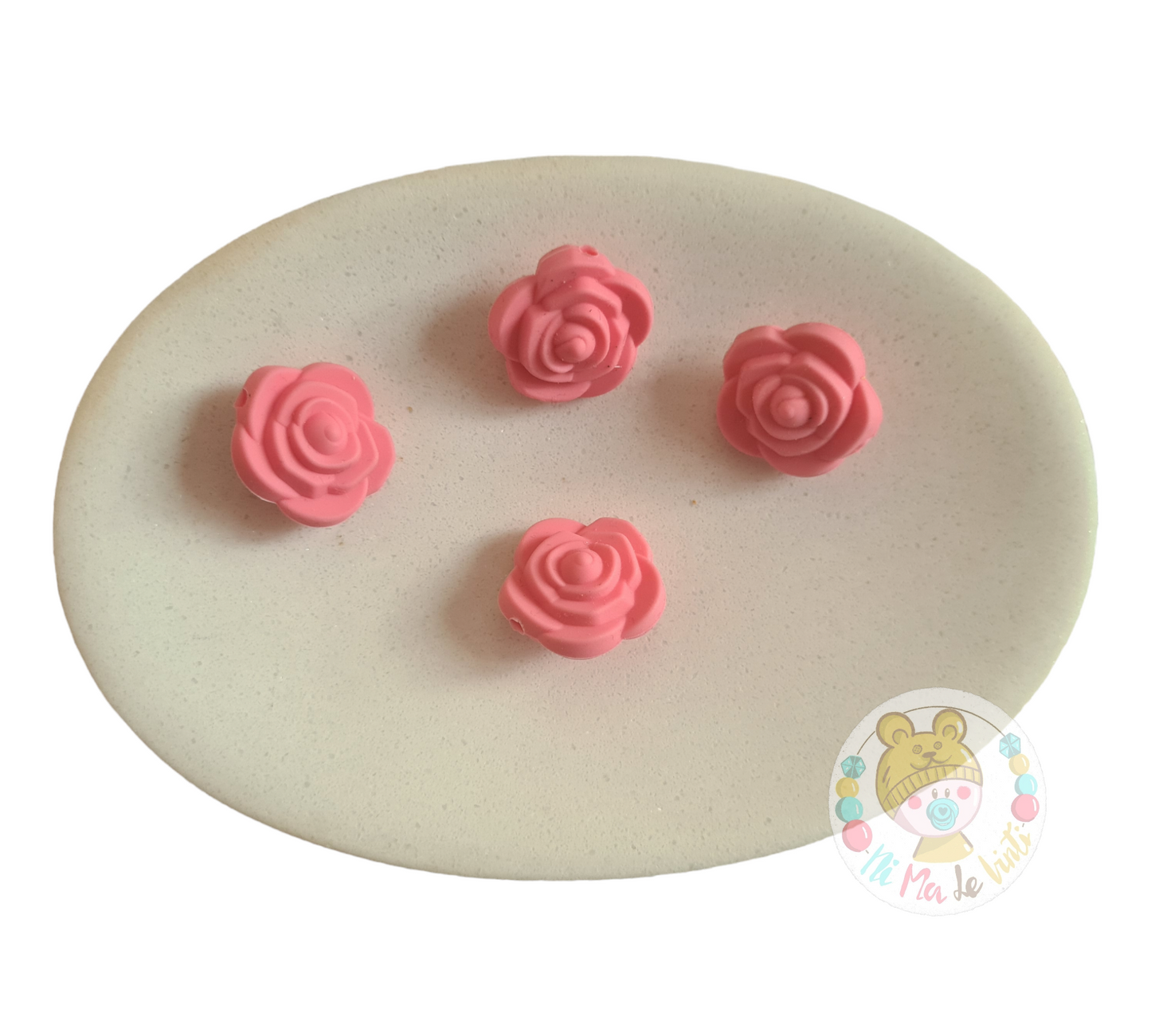 Small Rose Beads