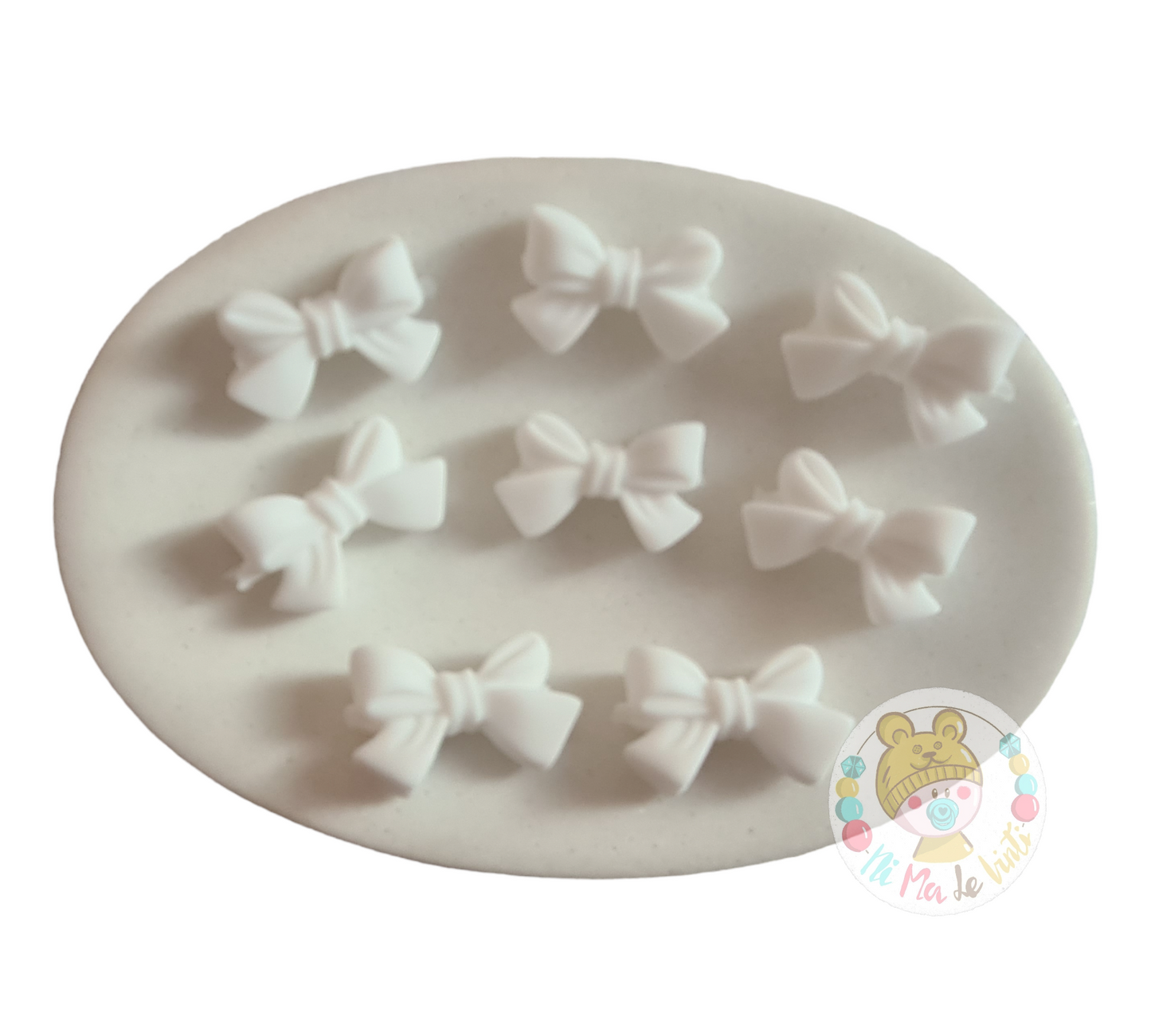 Bow Silicone Bead