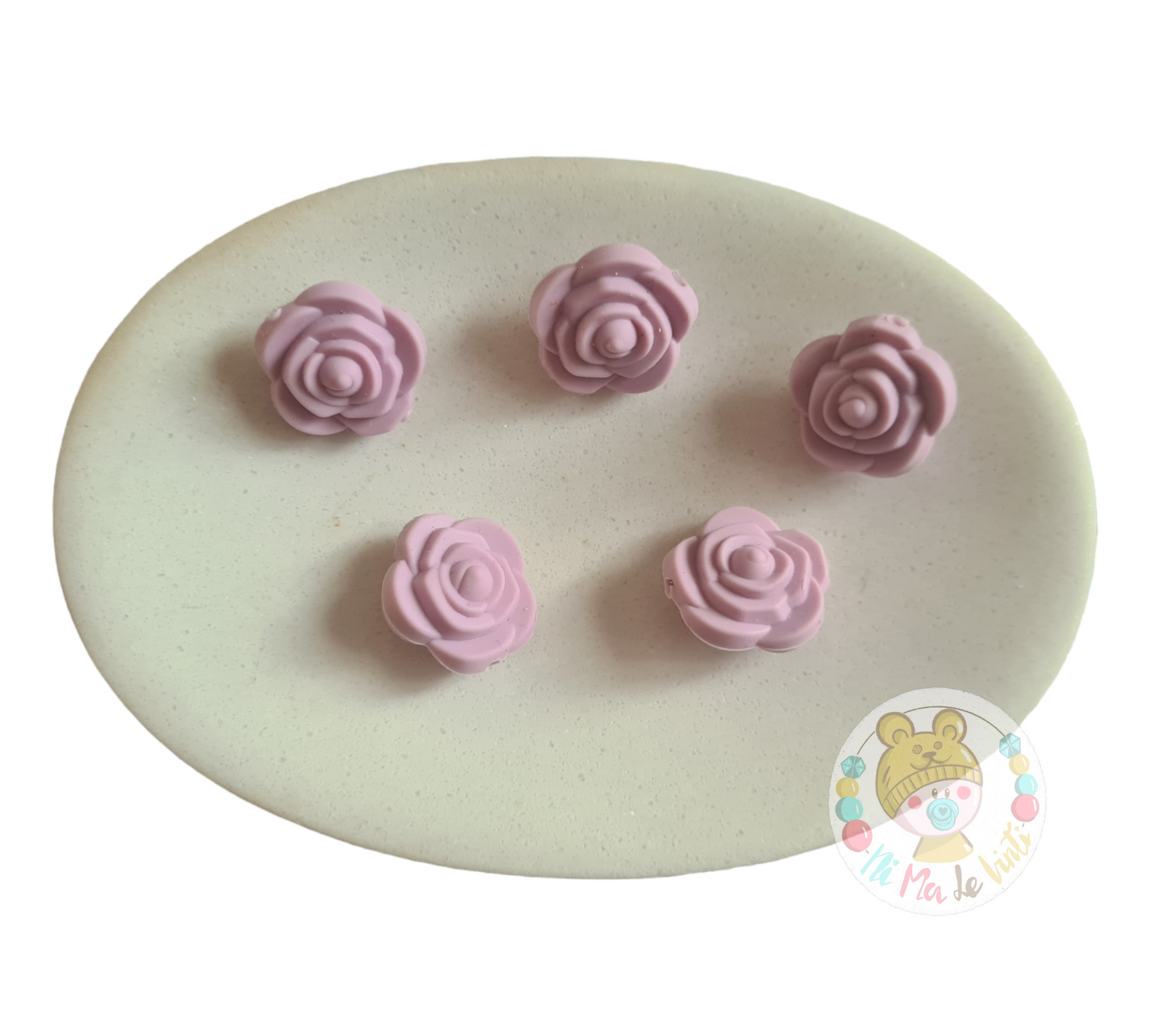 Small Rose Beads