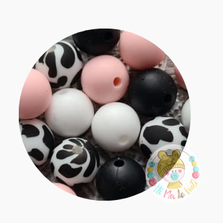 12mm 25 Pcs Silicone Beads