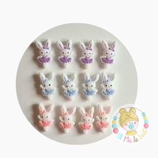 Bunny Silicone Beads
