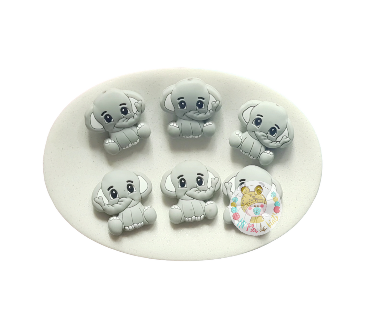 Elephant Silicone Beads