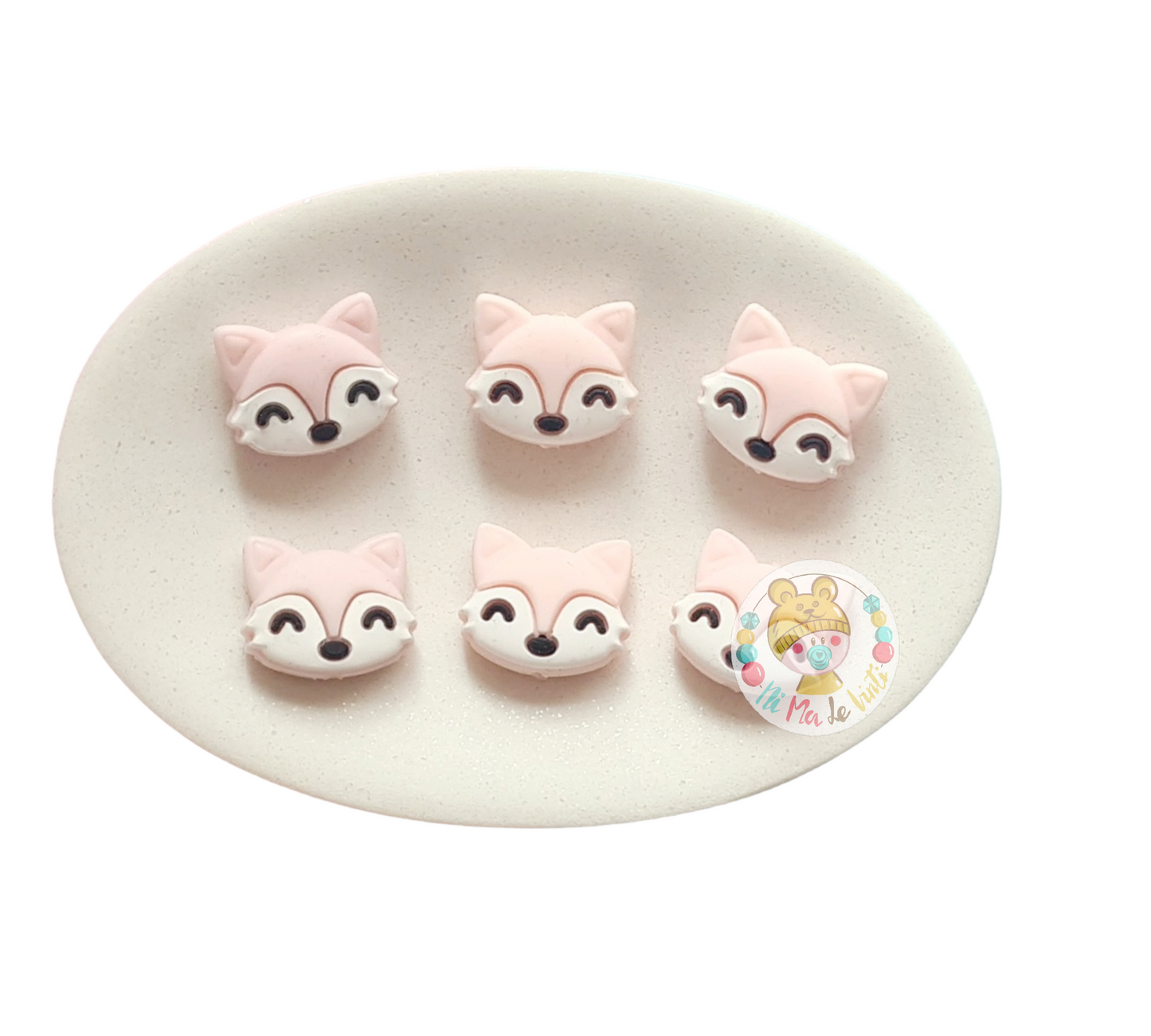 Fox Silicone Bead