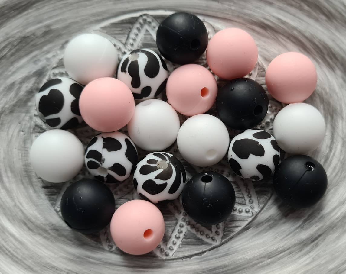 12mm 25 Pcs Silicone Bead Set/ BPA Free Silicone beads/ BPA free/Round silicone beads/DIY Silicone Beads