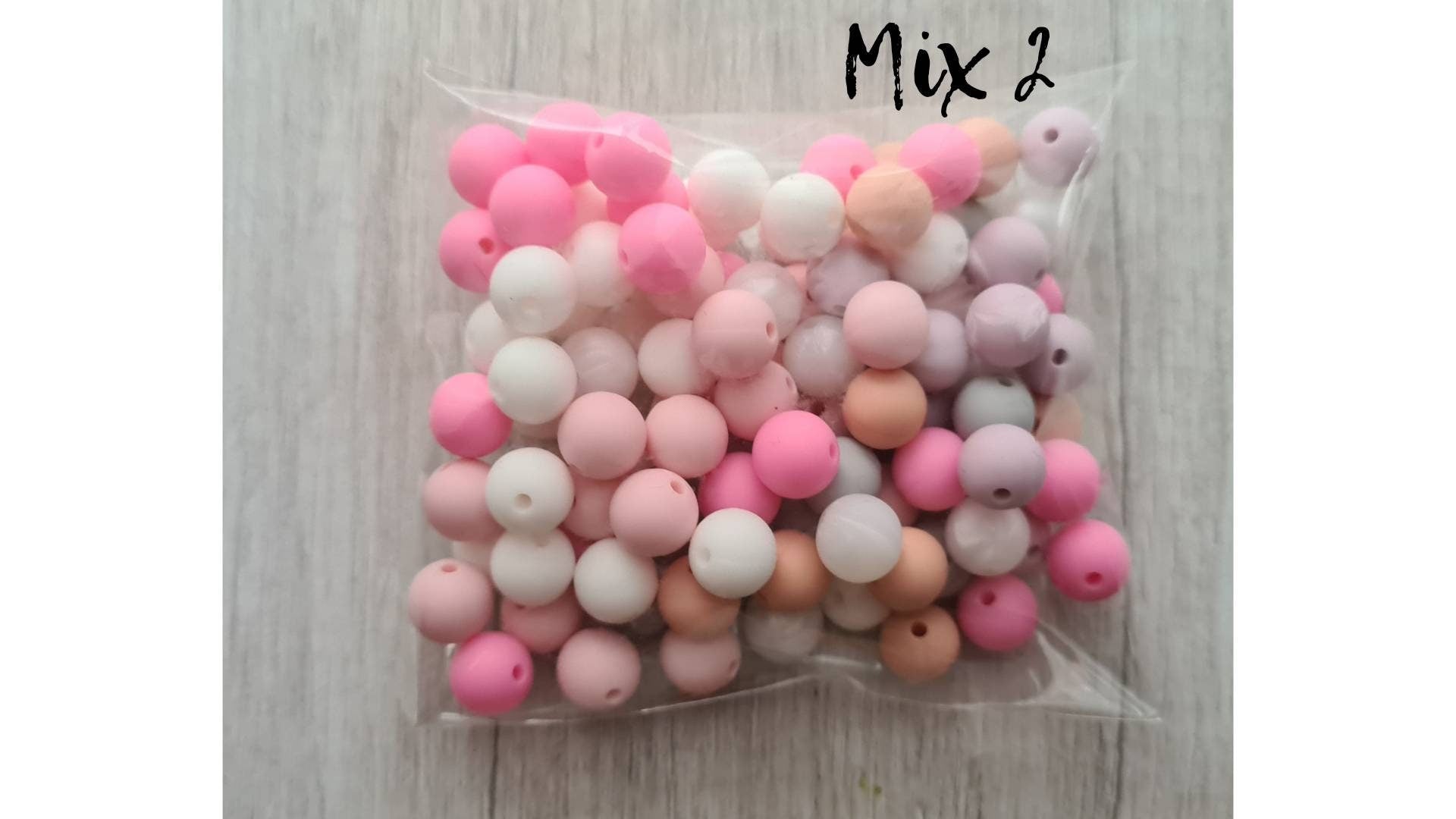 12 mm Round silicone beads / 50 PCS Set / Round Silicone Beads/ BPA free/  Silicone beads set/DIY Silicone Beads