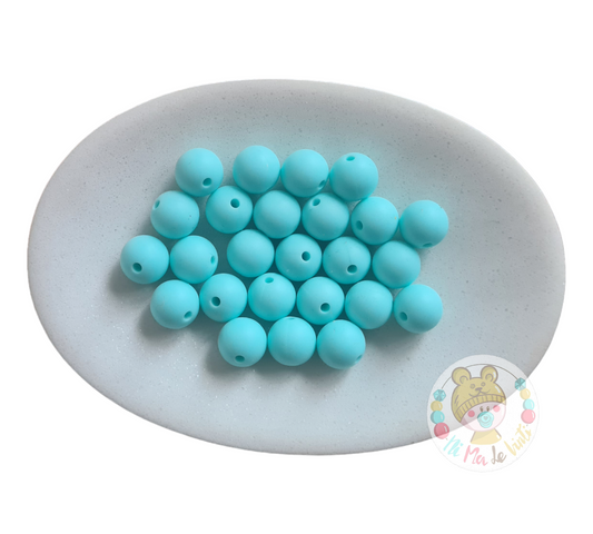 Light Turquoise 12mm Beads