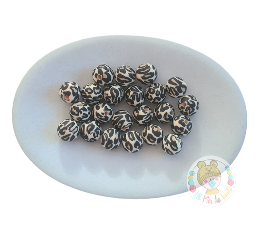 Print 12mm Silicone Beads