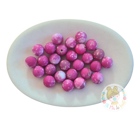 Print 12mm Silicone Beads