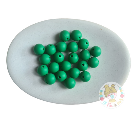 Christmas Green 12mm Beads