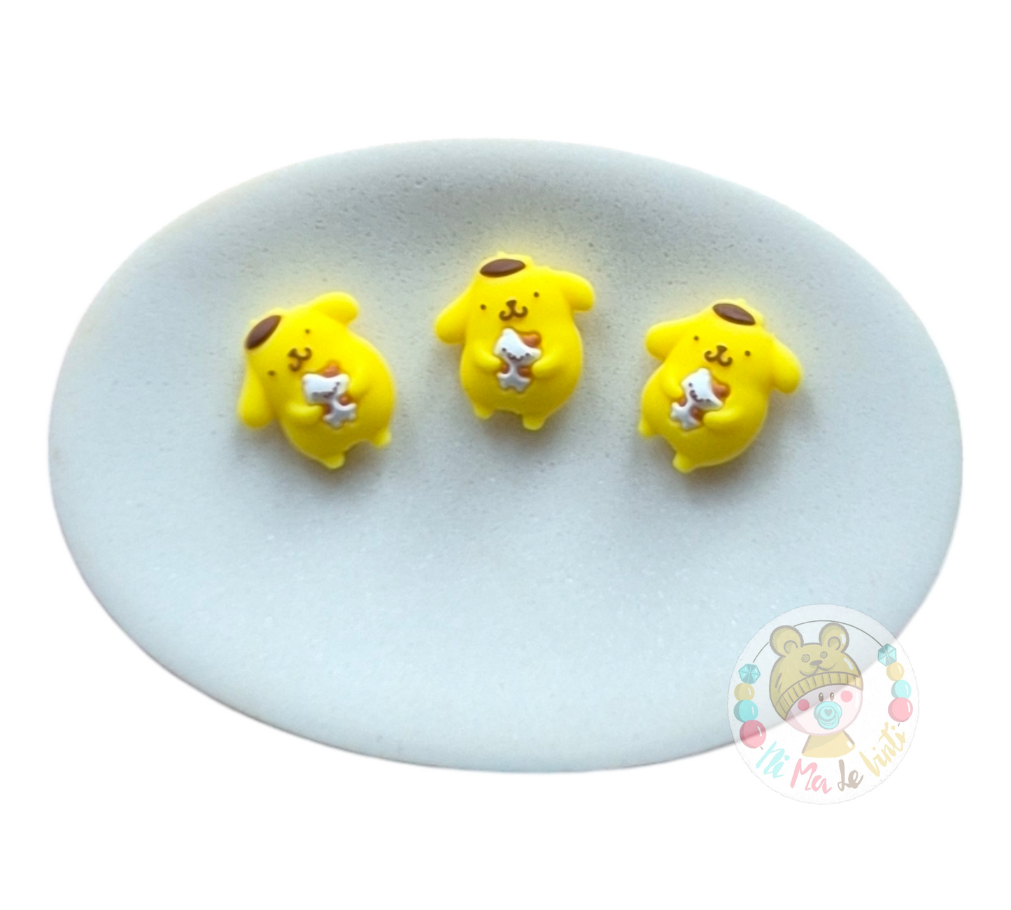 3D Pompompurin Silicone Beads