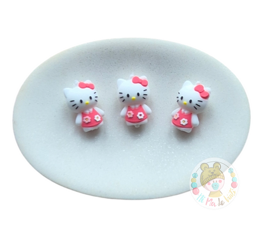 Hello Kitty Silicone Beads