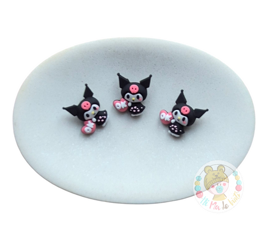 3D Kuromi Silicone Beads