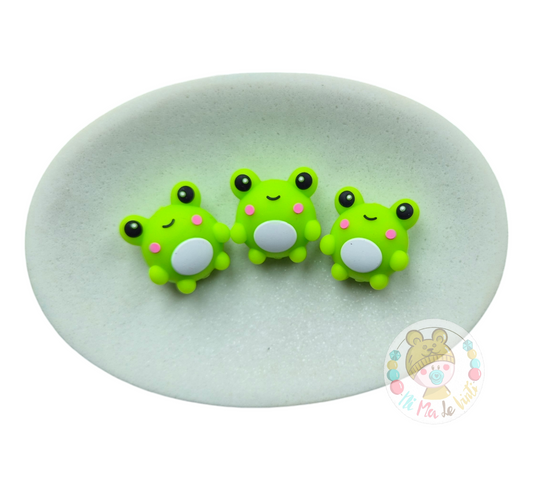 3D Frog Silicone Beads