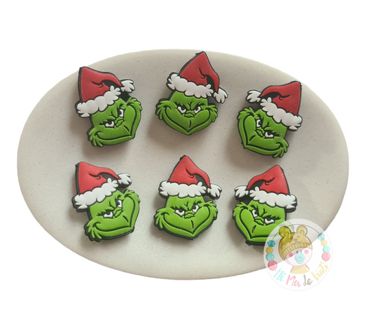 Grinch Silicone beads