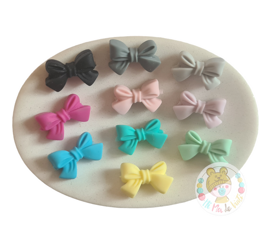 Bow Silicone Bead