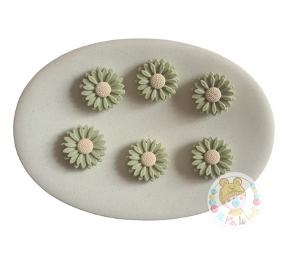Daisy Silicone Bead