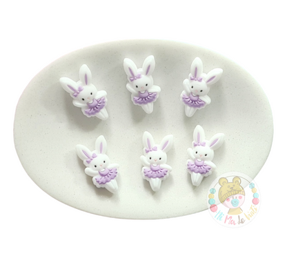 Bunny Silicone Beads