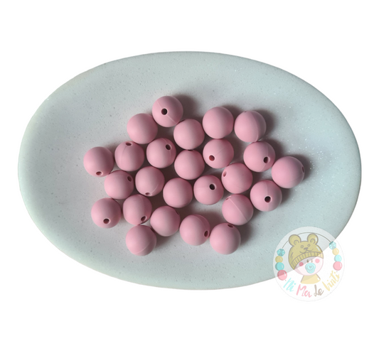 Rose Pink 12mm Beads