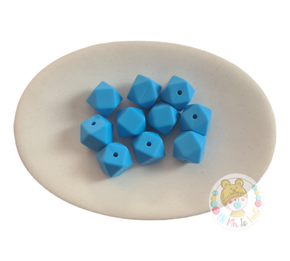 14mm Hexagon beads