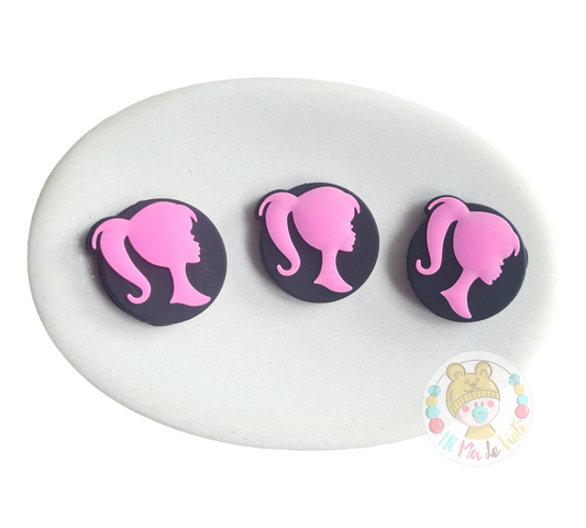 Barbie Silicone Beads