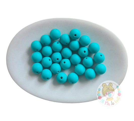 Dark Turquoise 12mm Beads